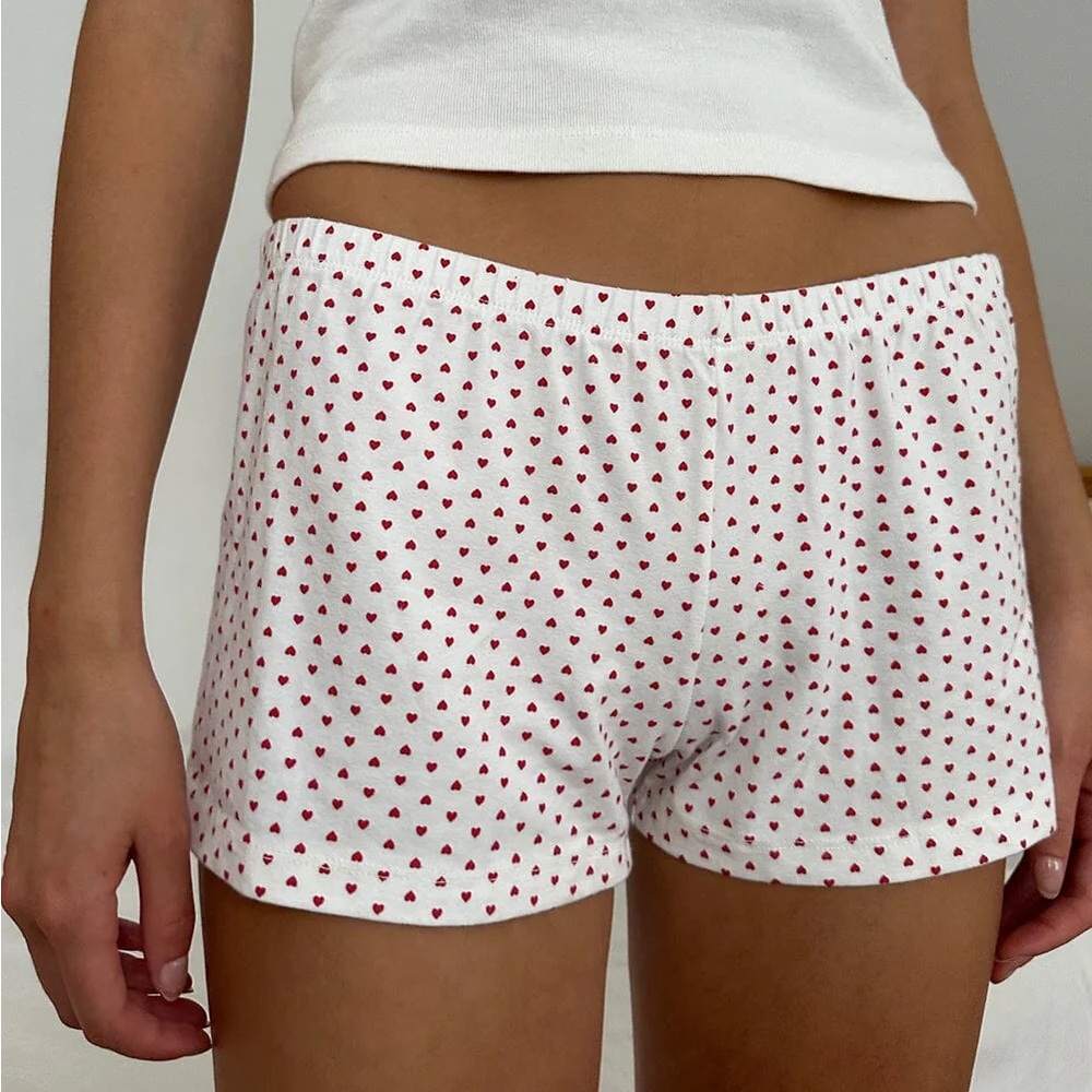 Brandy Melville Emery Heart Sweatshorts